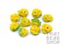 Opaque Yellow Miniature Rose Buds - 10 Pack